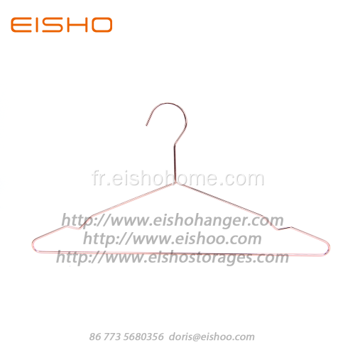 Cintre de mariage en métal chromé EISHO en cuivre or rose